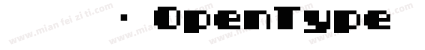 宋体 常规 OpenType   TrueType Versio字体转换